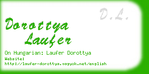dorottya laufer business card